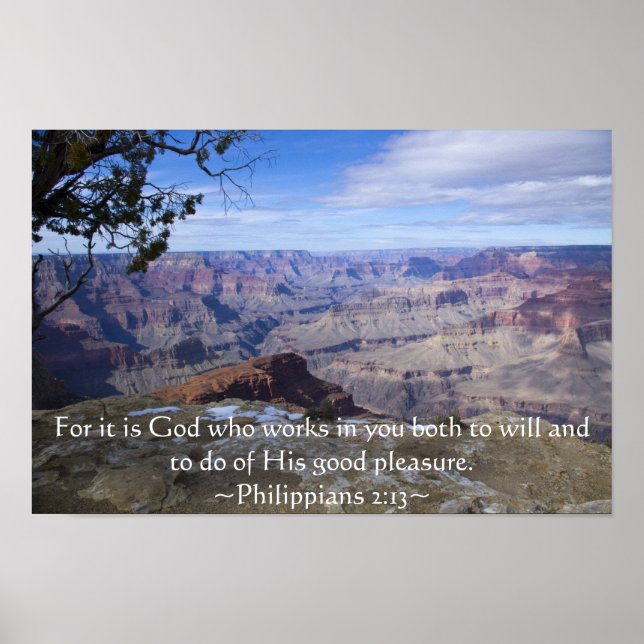 Philippians 2:13 poster (Front)