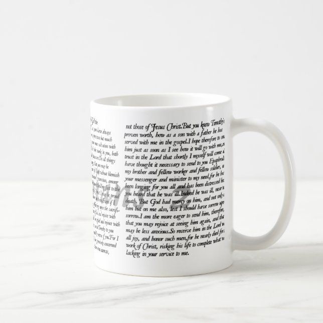 Philippians 2 coffee mug (Right)