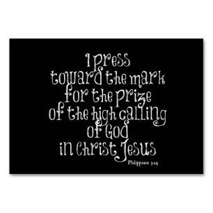 Philippians 3.14 Bible Verse Table Number