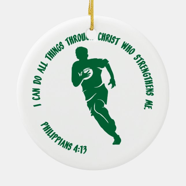 PHILIPPIANS 413 CERAMIC TREE DECORATION (Back)