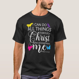 Philippians 413 Christian Verse Religious T-Shirt
