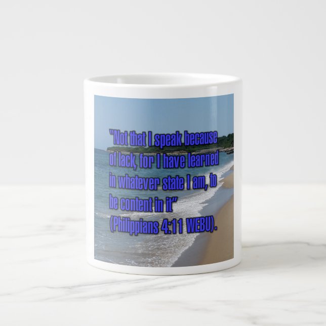 Philippians 4:11 WEBU Mug (Front)