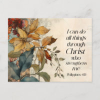 Philippians 4:13 All things through Christ Bible 