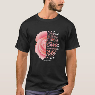 Philippians 4 13 Christian Bible Verse Religious G T-Shirt