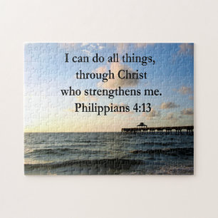 PHILIPPIANS 4:13 HOPE JIGSAW PUZZLE