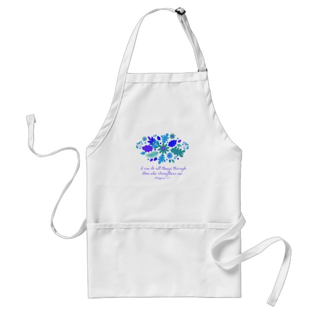 Philippians 4:13 – I Can Do All Things - Verse Standard Apron (Front)