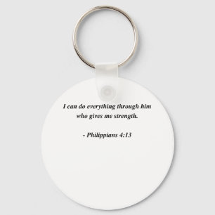 PHILIPPIANS 4:13 KEY RING