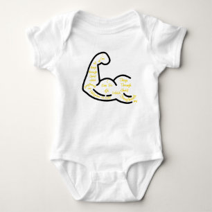 Philippians 4:13 KJV Bible Verse Baby Bodysuit