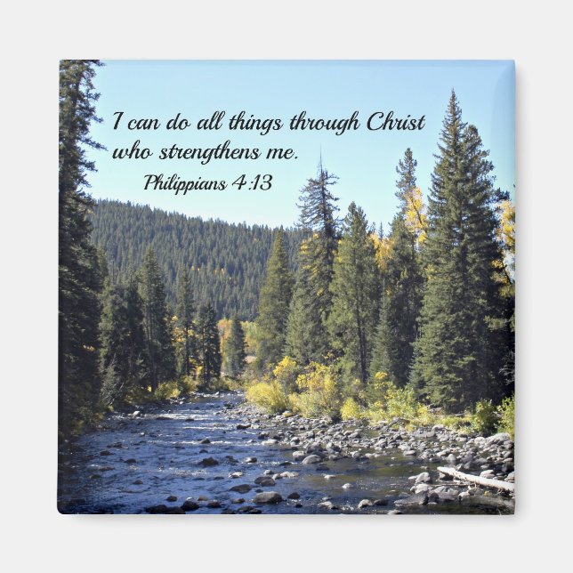 Philippians 4:13 magnet (Front)