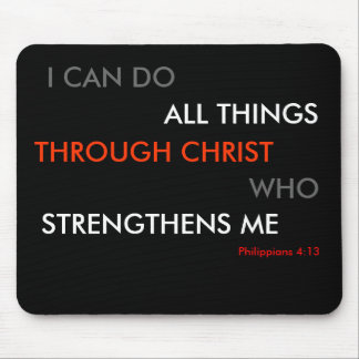 Philippians 4:13 Mouse mat
