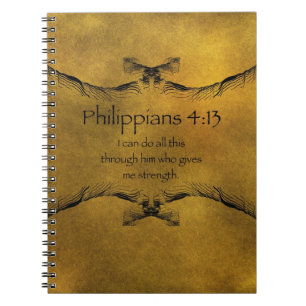 Philippians 4:13 notebook
