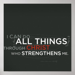 Philippians 4:13 poster