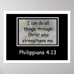 Philippians 4:13 poster