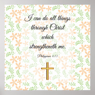 Philippians 4:13 Poster