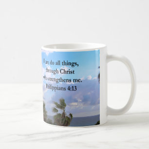 PHILIPPIANS 4:13 PRAYER COFFEE MUG