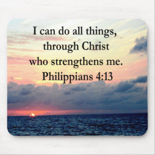 PHILIPPIANS 4:13 SUNRISE DESIGN MOUSE MAT