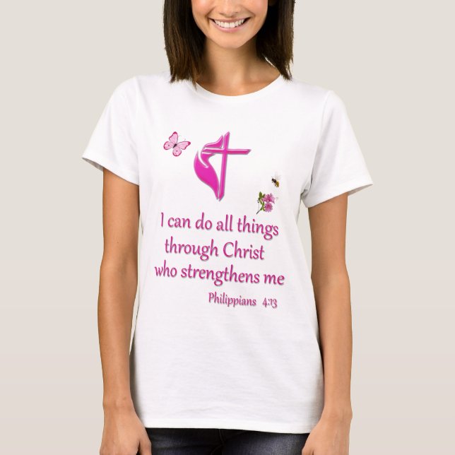 Philippians 4:13 T-Shirt (Front)