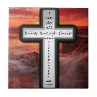 Philippians 4:13 tile