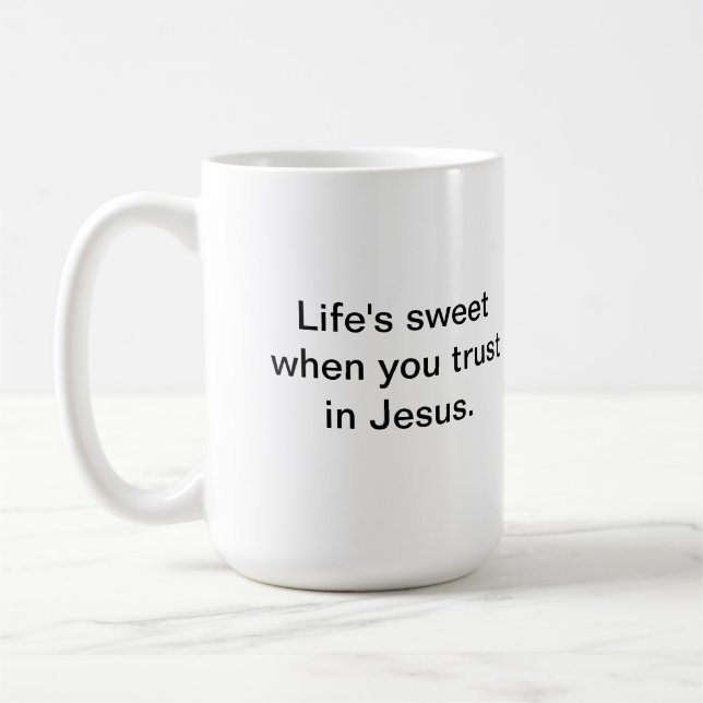 Philippians 4:13 traditional and modern coffee mug (Left)