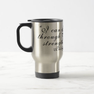 PHILIPPIANS 4:13 TRAVEL MUG