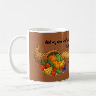 Philippians 4:19 coffee mug