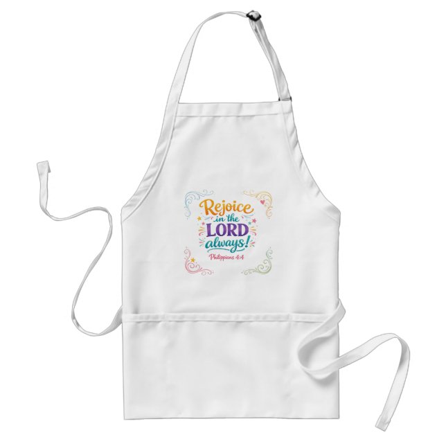 Philippians 4:4 standard apron (Front)
