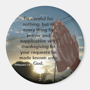 Philippians 4;6 Magnet