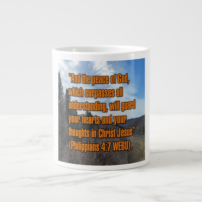 Philippians 4:7 WEBU Mug (Front)