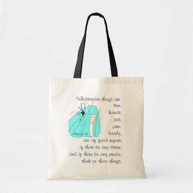 Philippians 4:8 Bag (Front)
