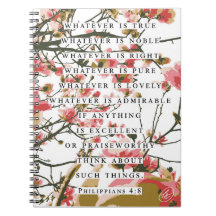 Philippians 4:8 Floral
