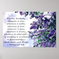 Philippians 4:8 Whatever is True Bible Verse