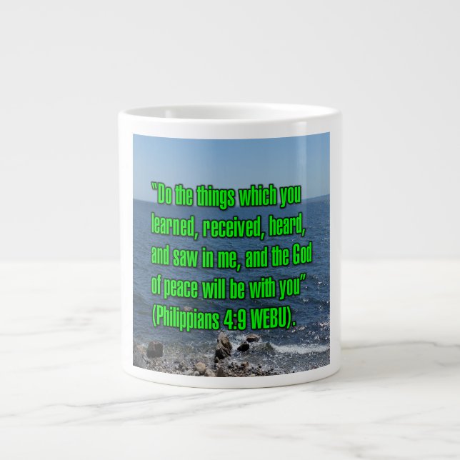 Philippians 4:9 WEBU Mug (Front)