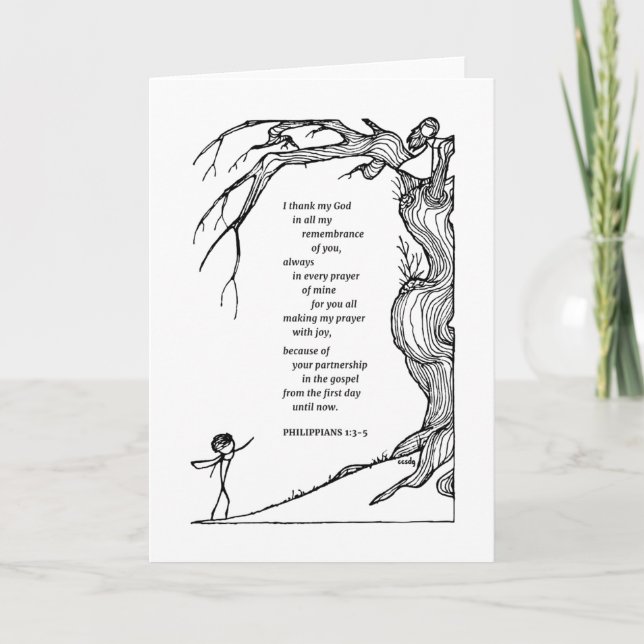 Philippians thank you card (Front)