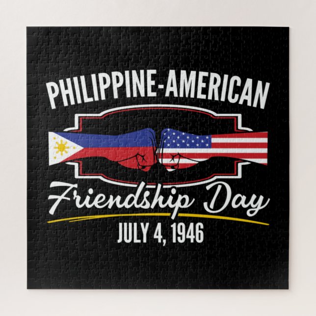 Philippine American Friendship Day Jigsaw Puzzle (Vertical)