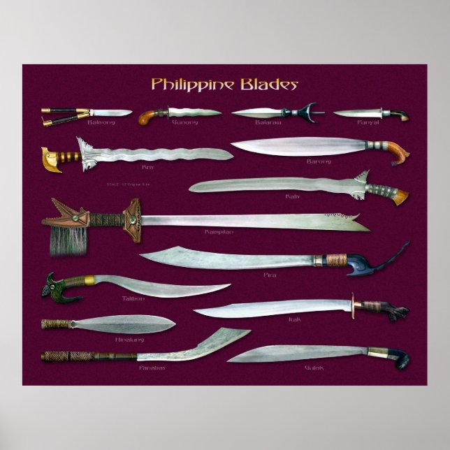 Philippine Blades 1/2 scale Poster (Front)