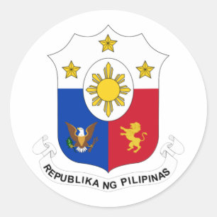 Philippine COA Classic Round Sticker