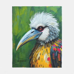Philippine Eagle Wall Art – Endangered Species  Fleece Blanket