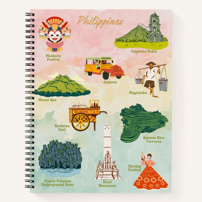 Philippine Favourites Art Notebook (Front)