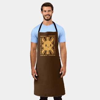 Philippine Filipino Sun Smile Mabuhay Tagalog  Apron