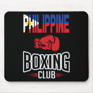 Philippine Flag Boxing Club Filipino Pinoy Mouse Mat