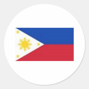 Philippine Flag Classic Round Sticker