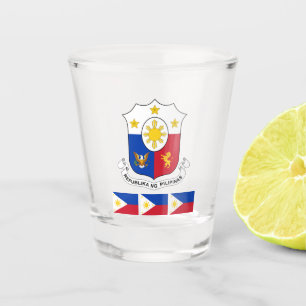 Philippine Flag & Philippines country patriot Shot Shot Glass