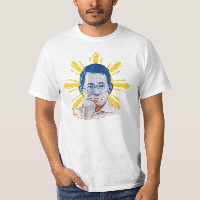 Philippine Flag themed Ninoy Shirt (Front)