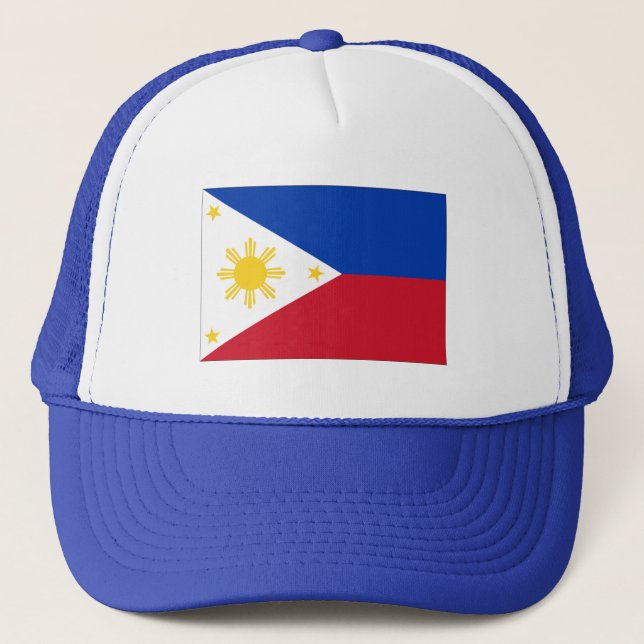 Philippine flag trucker hat (Front)