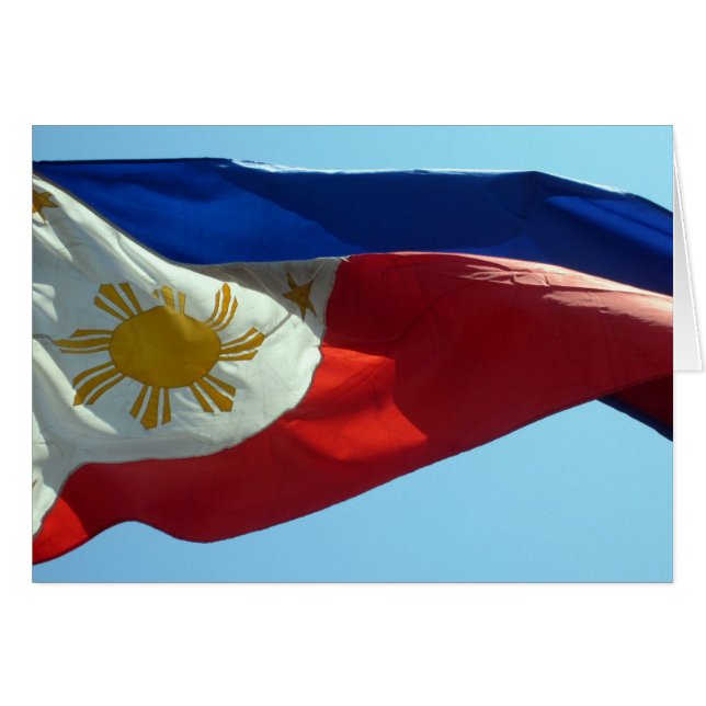 philippine flag waving (Front Horizontal)