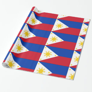 Philippine flag wrapping paper