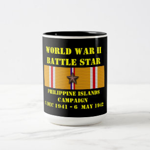 Philippine Islands Campaign Two-Tone Coffee Mug