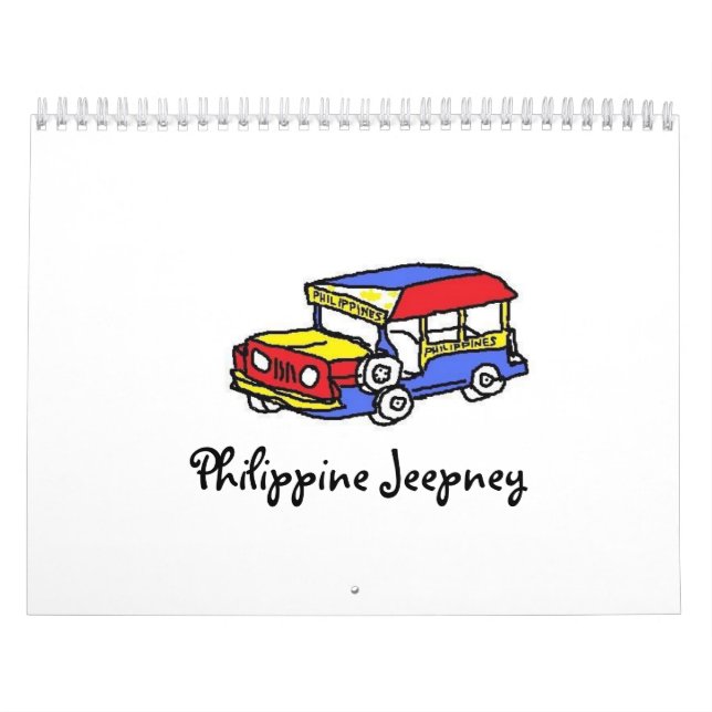 Philippine Jeepney Calendar (Cover)