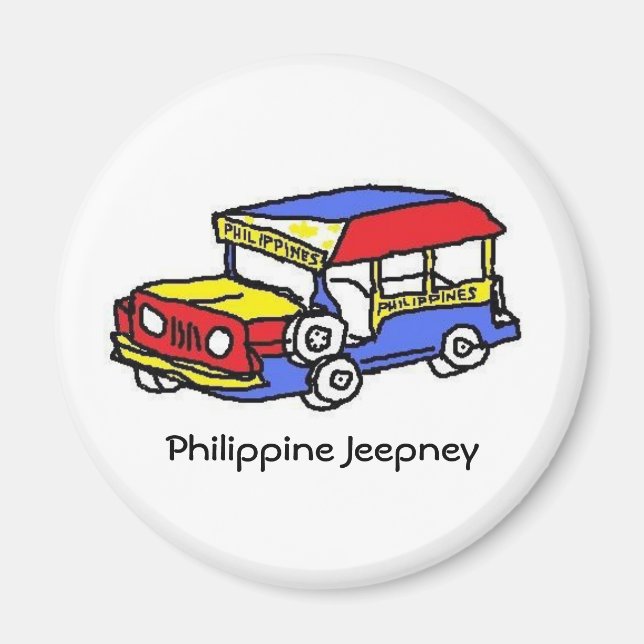 Philippine Jeepney Magnet (Front)