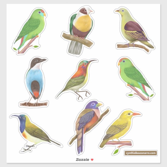 Philippine Native / Endemic Birds (Sheet)